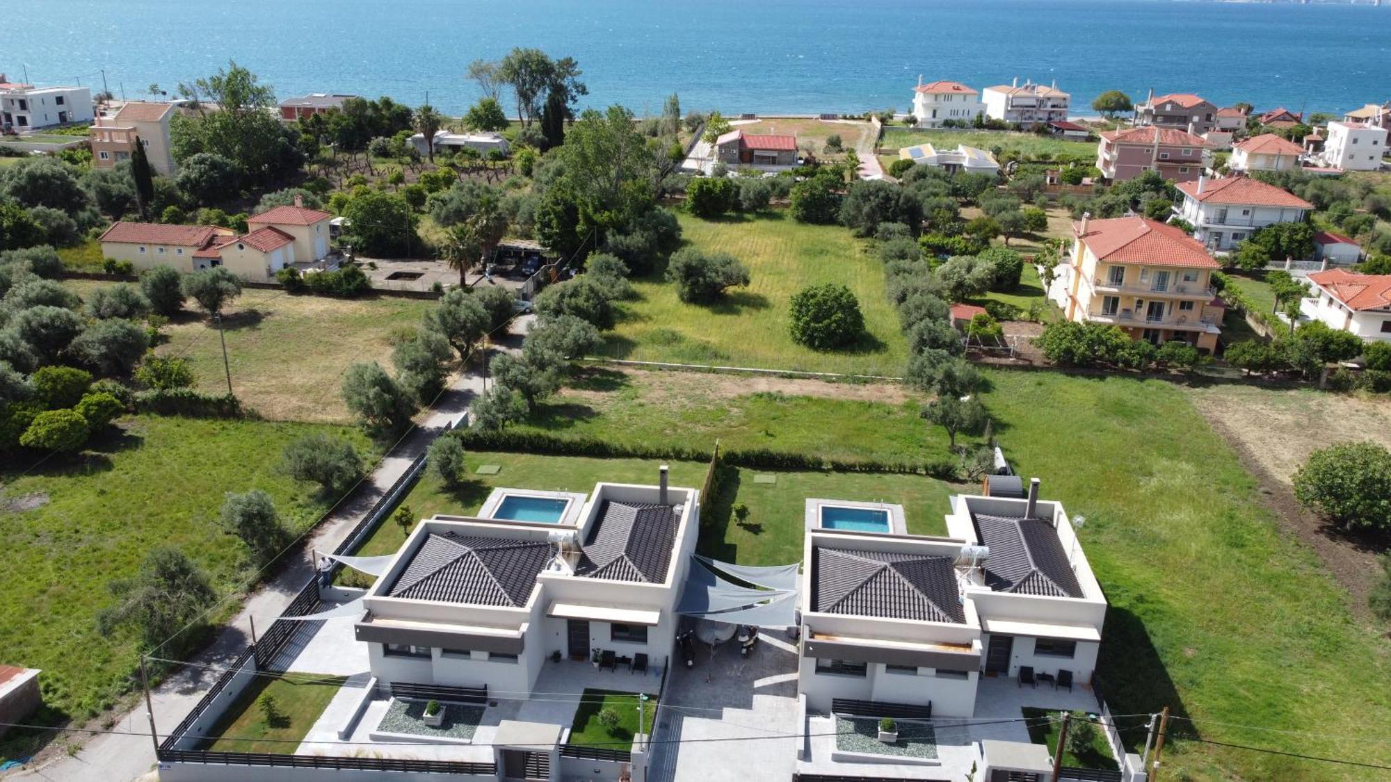 Nostos Luxury Villas With Private Pool In Nafpaktos Dış mekan fotoğraf