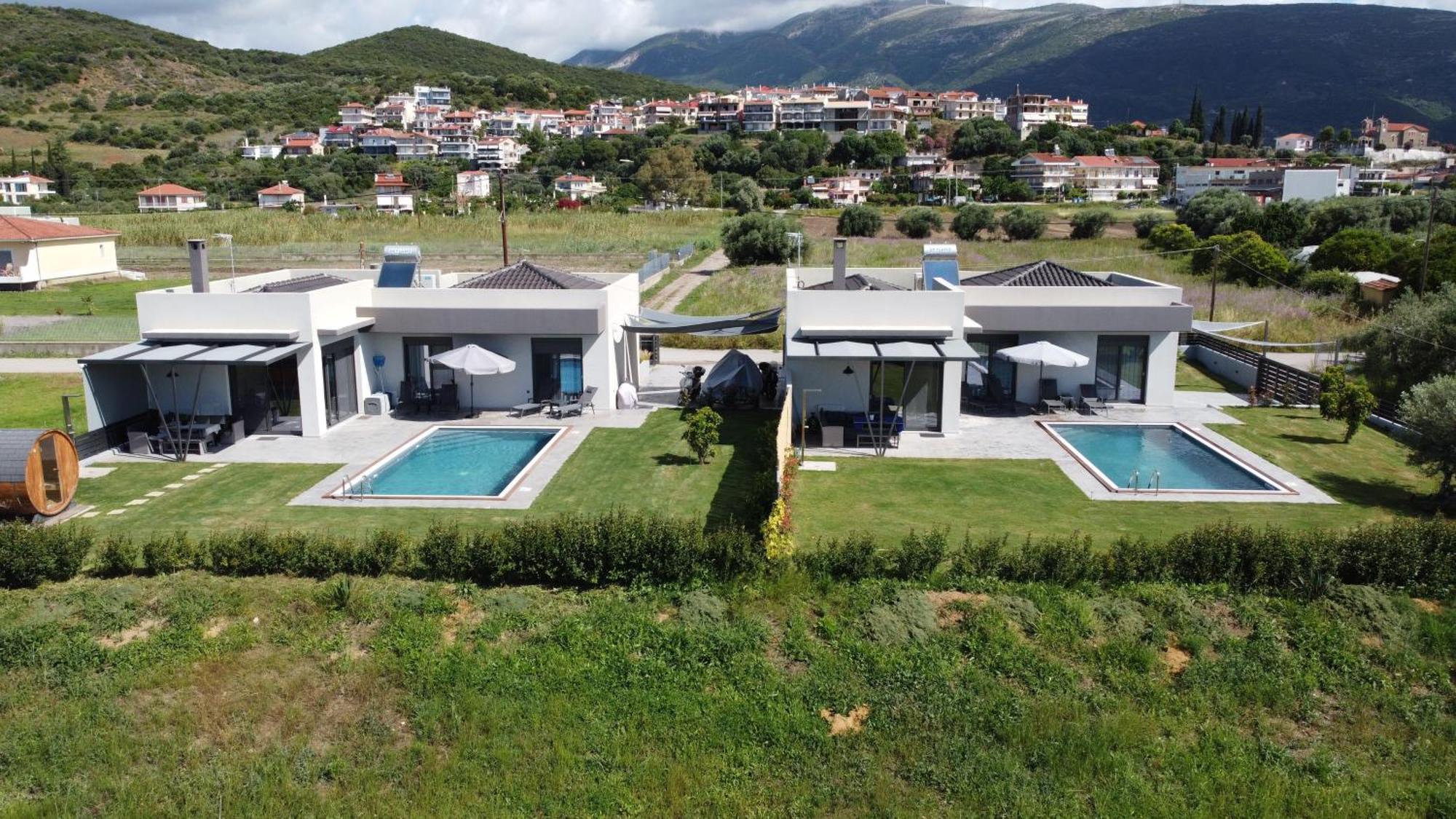 Nostos Luxury Villas With Private Pool In Nafpaktos Dış mekan fotoğraf