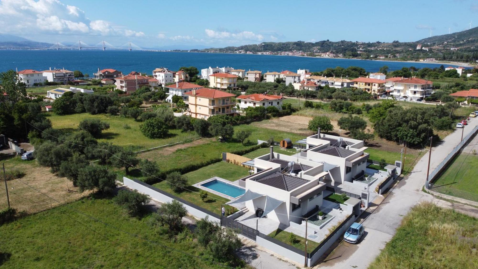 Nostos Luxury Villas With Private Pool In Nafpaktos Dış mekan fotoğraf